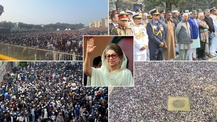 শুধু বাংলাদেশ নয়, মুসলিম বিশ্বের স্মরণকালের বৃহৎ জানাজা